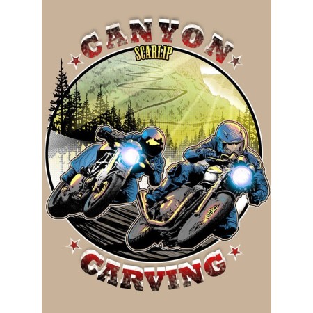 Camiseta Canyon Carving Versión 2 | Camisetas Custom | Scarlip Custom