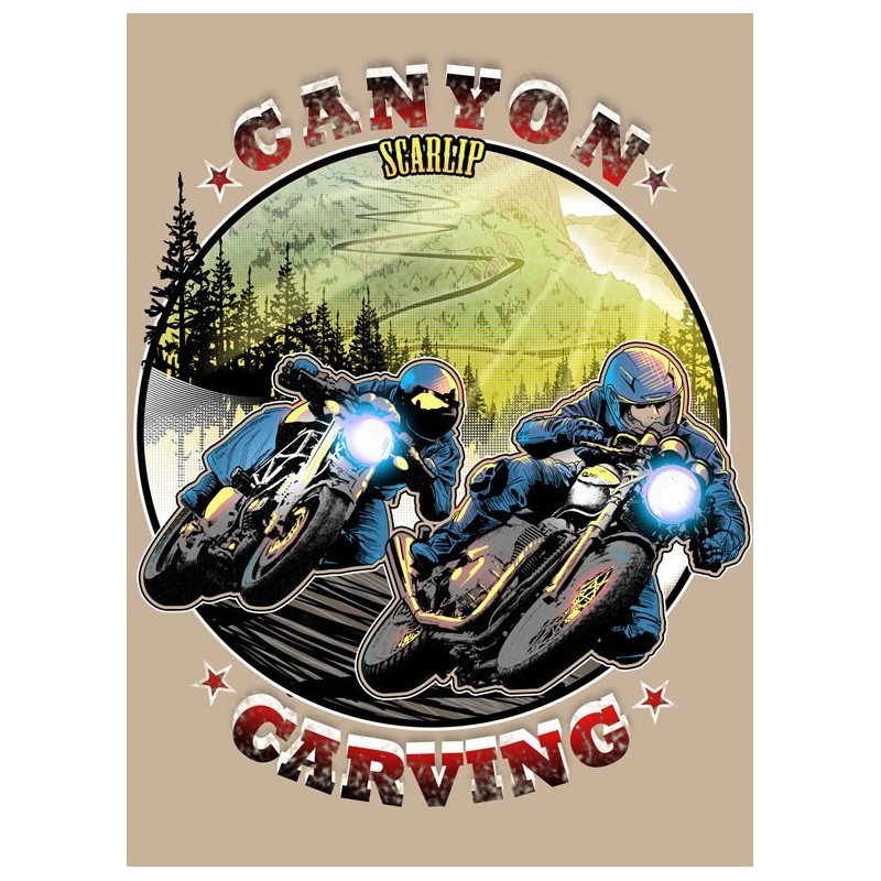 Camiseta Canyon Carving Versión 2 | Camisetas Custom | Scarlip Custom
