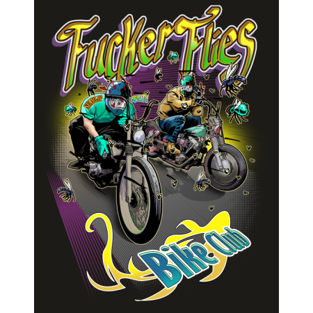 Camiseta Fucker Flies Bike Club | Camisetas Custom | Scarlip Custom