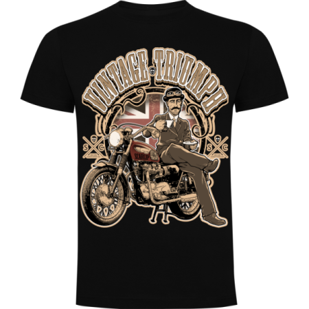 Camiseta Vintage Triumph | Camisetas Custom Culture | Scarlip Custom