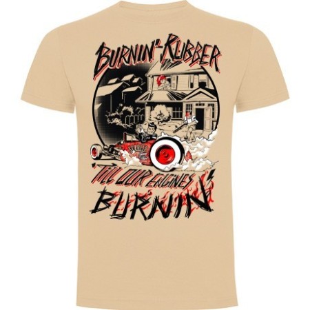 Camiseta Burnin´ Rubber | Camisetas Custom Culture | Scarlip Custom