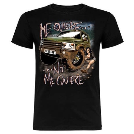 Camiseta Me quiere, No me quiere (Land Rover) | Scarlip Custom