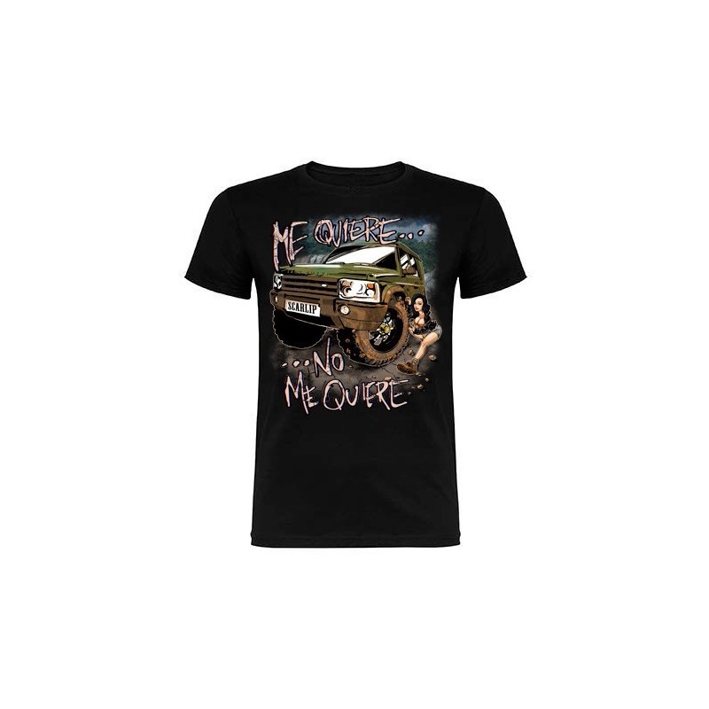 Camiseta Me quiere, No me quiere (Land Rover) | Scarlip Custom