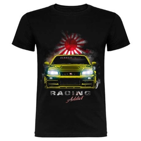 Camiseta NISSAN Skyline GTR-34 | Camisetas Racing | Scarlip Custom