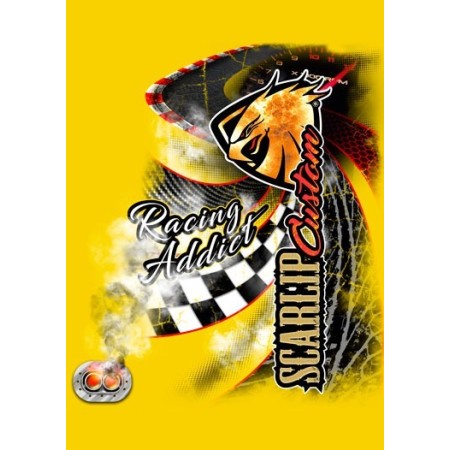 Camiseta Scarlip Racing Addict | Camisetas Racing | Scarlip Custom