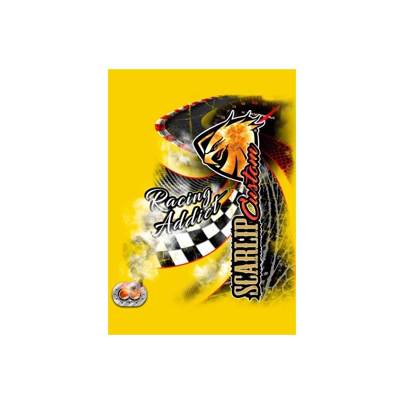 Camiseta Scarlip Racing Addict | Camisetas Racing | Scarlip Custom