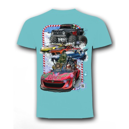 Camiseta Merry Race Xmas | Camisetas Racing | Scarlip Custom